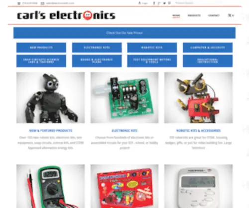 Electronickits.com(Electronic Kits) Screenshot