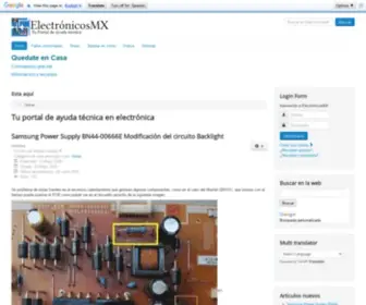 Electronicosmx.net(Electronicos) Screenshot
