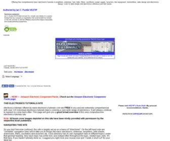Electronics-Tutorials.com(Electronics tutorials for newcomers learn basic electronics for free) Screenshot