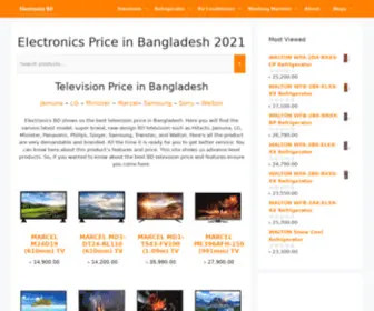 Electronicsbd.net(Check price for television) Screenshot