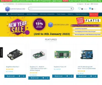 Electronicscomp.com(Buy Electronics Components Online in India) Screenshot