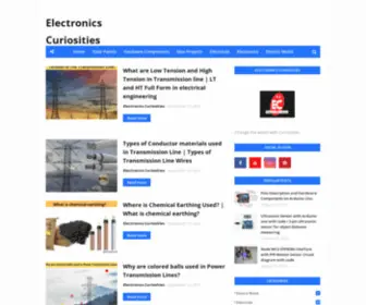 Electronicscuriosities.com(Electronics Curiosities) Screenshot