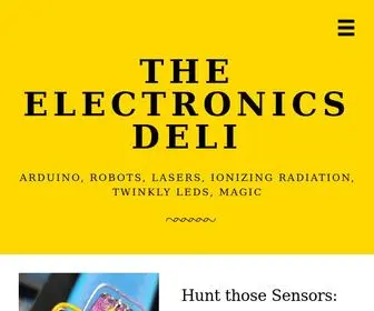 Electronicsdeli.net(Arduino, Robots, Lasers, Ionizing Radiation, Twinkly LEDs, Magic) Screenshot