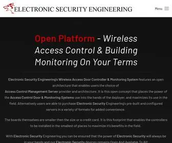 Electronicsecurityengineering.com.au(Electronic Security Engineering) Screenshot