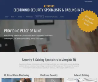 Electronicsecurityspecialists.com(Electronic Security) Screenshot