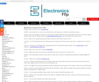 Electronicsflip.com(Electronics Flip Your place for bargain electronics and video games) Screenshot