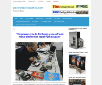 Electronicsrepairfaq.com(Electronics Repair) Screenshot