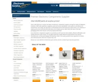Electronicsurplus.com(Electronic Surplus) Screenshot