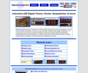 Electronicsusa.com(LED Digital Timers Countdown Clocks Stopwatches & More) Screenshot