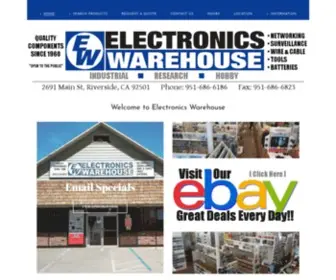 Electronicswarehouse.net(Electronics Warehouse) Screenshot