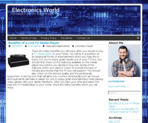 Electronicsworldinfo.com(Electronics) Screenshot