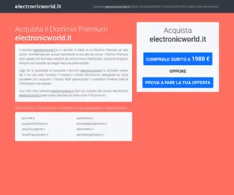 Electronicworld.it(ACQUISTA il dominio) Screenshot