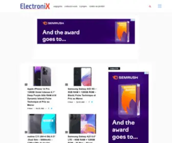 Electronix.ma(Le Premier Guide Marocain des Produits électroniques) Screenshot