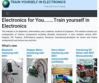 Electronixforu.com(Electronic Projects) Screenshot