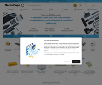 Electropapa.com(Volle Hütte Zubehör) Screenshot