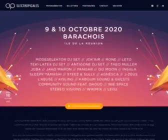 Electropicales.com(Electropicales Music Festival) Screenshot