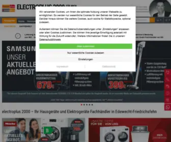 Electroplus2000.de(Hausgeräte und Elektrogeräte) Screenshot