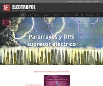 Electropol.com.co(Especialistas en protección contra rayos y sobretensiones) Screenshot