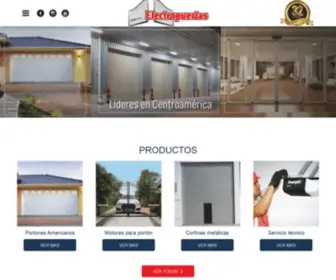 Electropuertas.com(Portones y cortinas metálicas) Screenshot