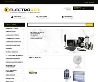 Electrorem.es(Tienda Online de Iluminación y Materrial Eléctrico) Screenshot