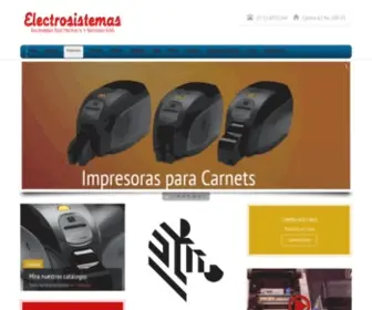 Electrosistemas.com.co(Impresoras de carnets) Screenshot