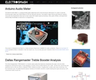 Electrosmash.com(Electronics for Audio Circuits) Screenshot