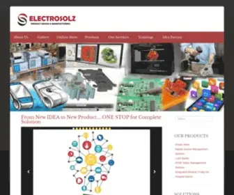 Electrosolz.com(Product Design & Manufacturing) Screenshot