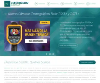 Electrosoncastilla.es(Electroson Castilla) Screenshot