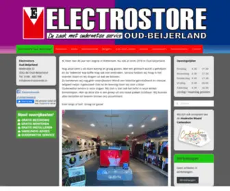 ElectroStoreobl.nl(Electrostore Oud) Screenshot