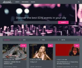 Electrostub.com(Discover the best EDM events in your city) Screenshot