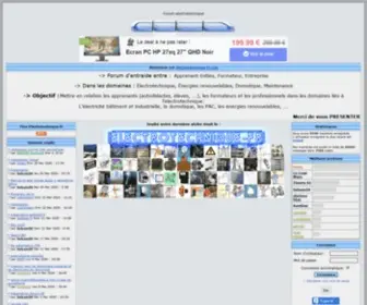 Electrotechnique-FR.com(Forum electrotechnique) Screenshot