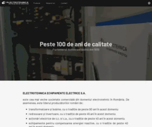 Electrotehnica.ro(Electrotehnica) Screenshot