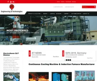 Electrotherment.com(The Engineering & Technologies (E&T)) Screenshot