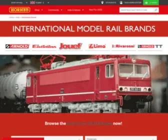 Electrotren.com(Hornby International Brands) Screenshot