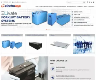 Electrovaya.com(Electrovaya) Screenshot