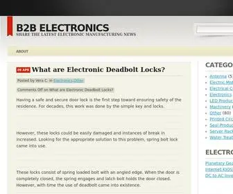 Electsources.com.tw(B2B Electronics) Screenshot