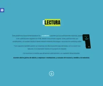 Electura.es(Bibliotecas virtuales y publicaciones digitales) Screenshot