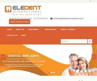 Eledenthospitals.com(Best Dental Clinic In Hyderabad) Screenshot