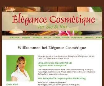 Elegance-Cosmetique.ch(Elegance Cosmetique) Screenshot