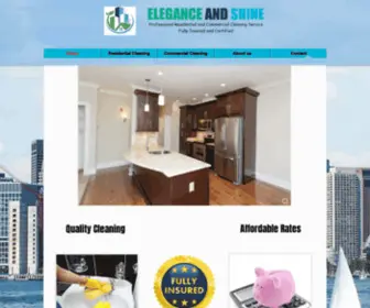 Eleganceandshine.com(Painting, Remodeling and Cleaning Services) Screenshot