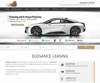 Eleganceleasing.com(Elegance Leasing) Screenshot