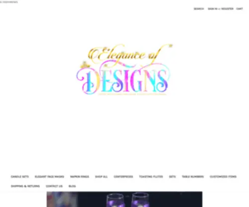 Eleganceofdesigns.net(Elegance of Designs) Screenshot