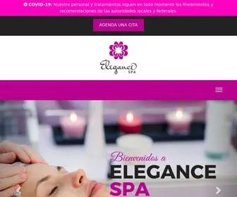 Elegancespa.com.mx(Elegance Spa) Screenshot
