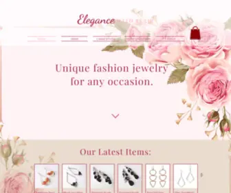 Elegancewithflair.com(Elegance with Flair) Screenshot