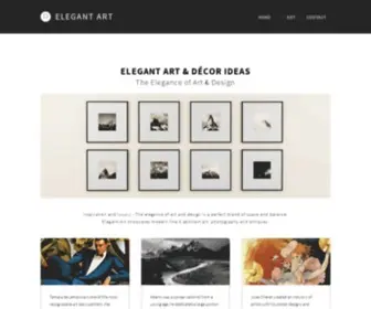 Elegant-ART.com(The Art of Home Elegance) Screenshot