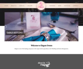 Elegant-Events.com.qa(Elegant events) Screenshot