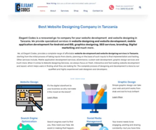Elegant.co.tz(Elegant Codes) Screenshot