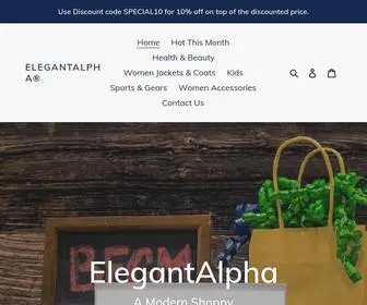 Elegantalpha.com(Get the best deals on remarkable products from everywhere throughout the world. Elegant Alpha) Screenshot