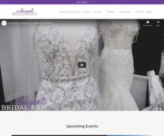 Elegantbridalexpo.com(Everything For Your Wedding All In One Place) Screenshot