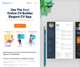 Elegantcv.app(Best Online CV/Resume Builder) Screenshot